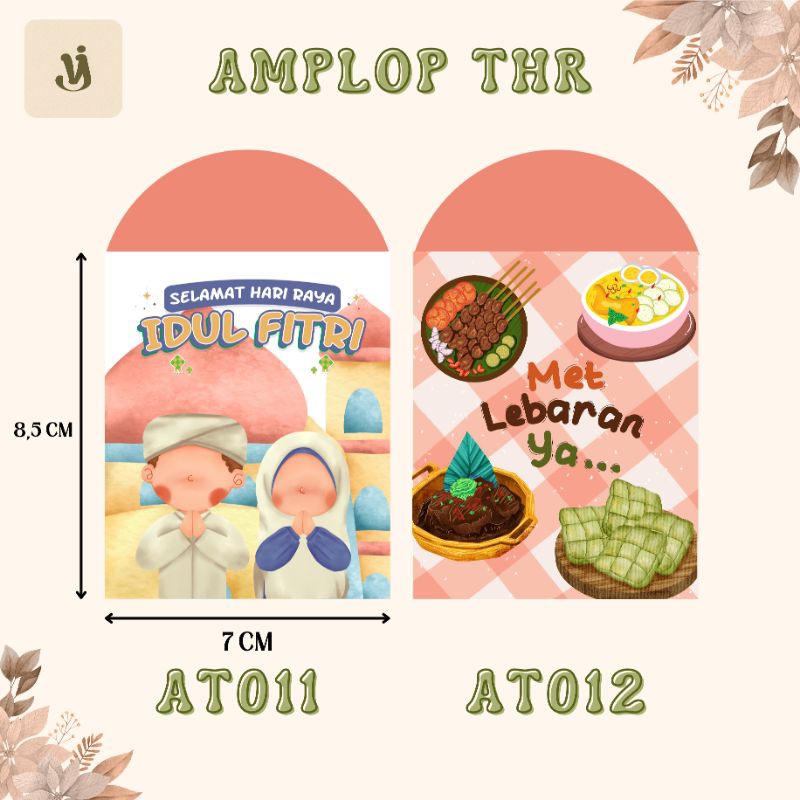 

[VIYANAAP_] 10 PCS AMPLOP LEBARAN PINK GLOSSY AESTHETIC- AT01