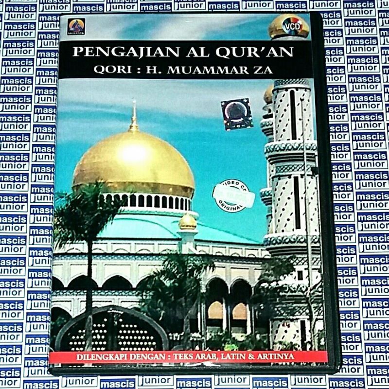 VCD Pengajian Al Quran Qori : H. Muammar ZA . Dilengkapi dengan Teks Arab Latin & Artinya V CD ORIGI