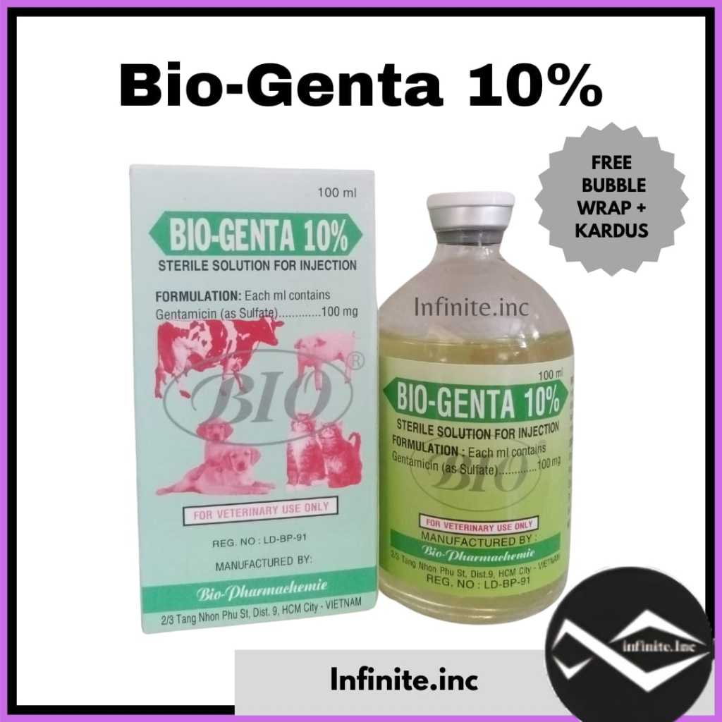 BIO GENTA 100 ml - AMPUH SEPERTI GENTA100, LIKE GENTAJECT