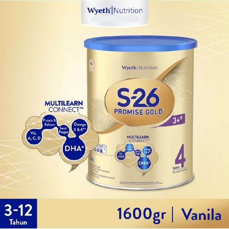S26 Promise Gold Susu Formula Bayi [1600 g]