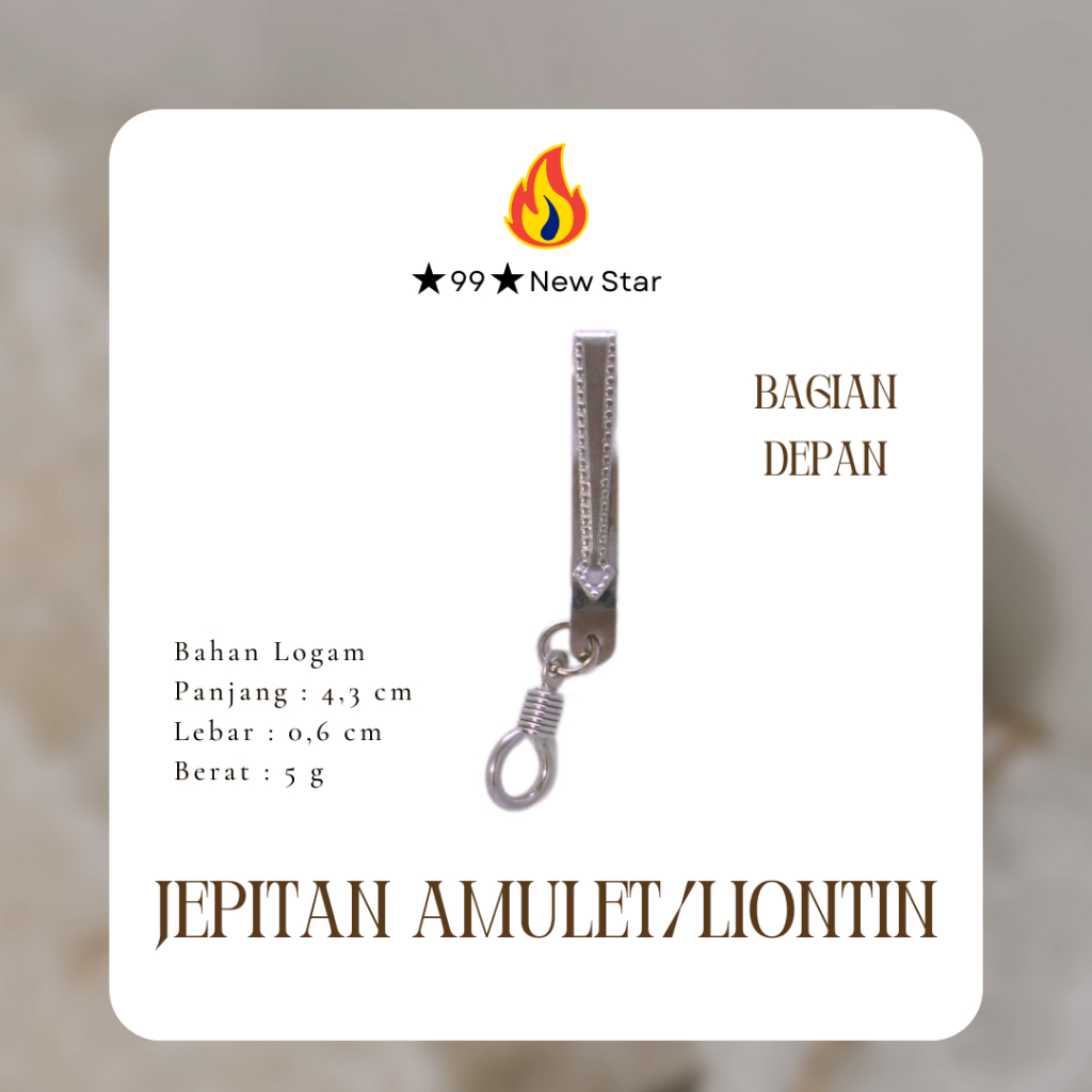 Jepit/Jepitan Amulet/Jepitan Liontin/Jepitan Liontin Kalung/ Jepit Pendant