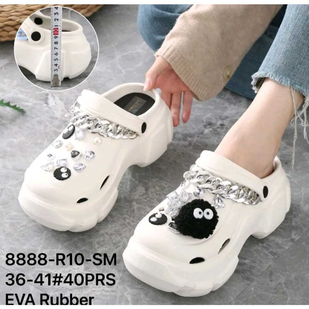 AURELIO SHOES - Sendal Baim Wanita Dewasa Jibbits Domba Tinggi 8 Cm