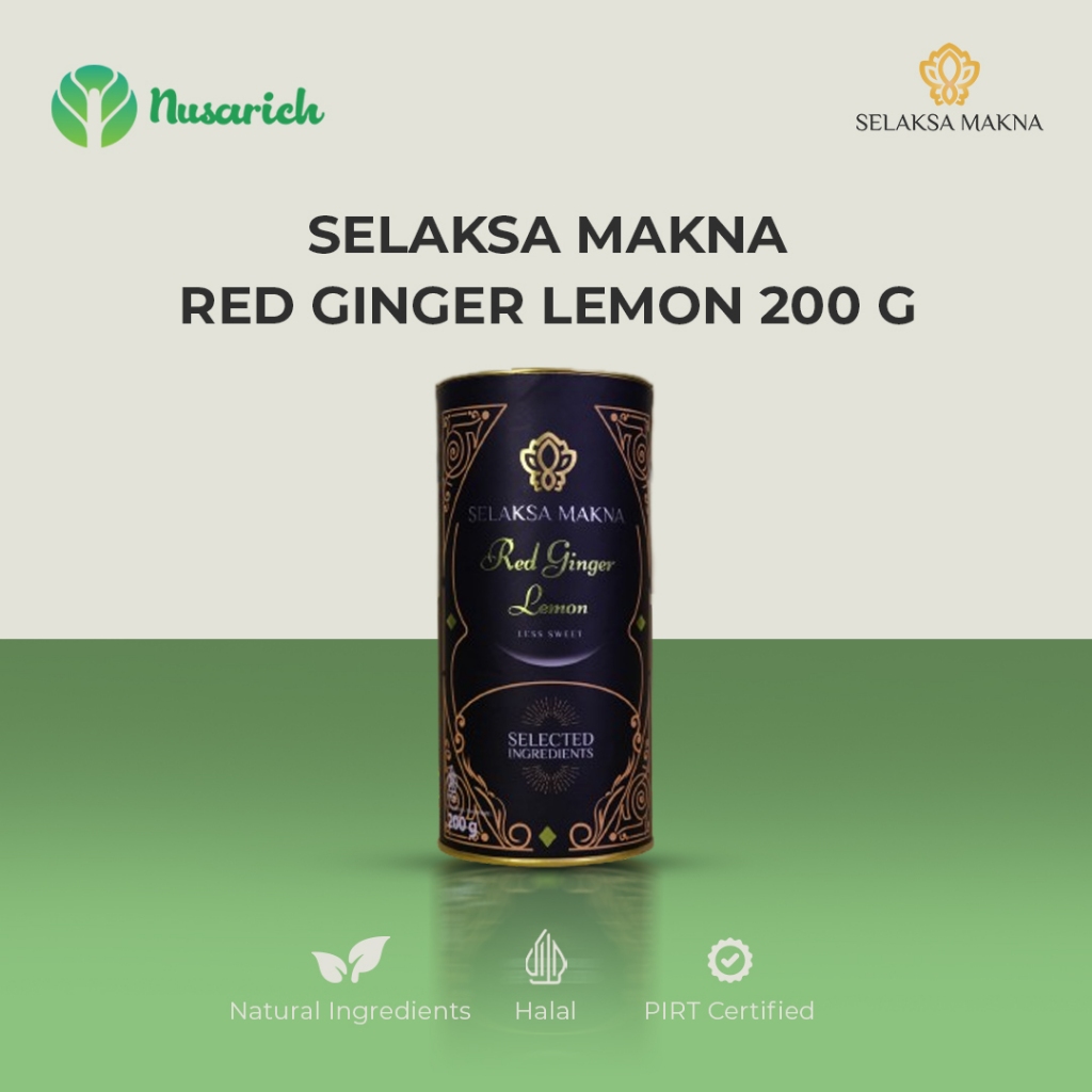 

Selaksa Makna Red Ginger Lemon Can 200 Gr