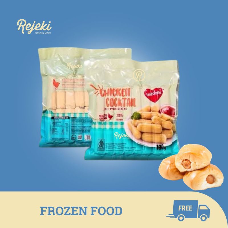 

Belfoods Chicken Cocktail Sosis Mini Ayam - Rejeki Frozen Mart