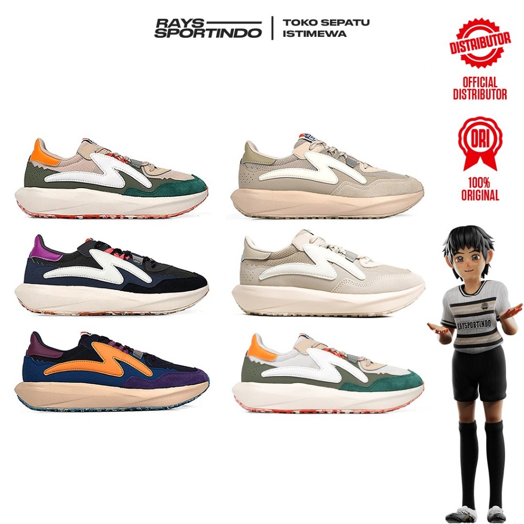 SEPATU SNEAKERS SPECS 303 EARTHOVER