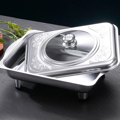 555 - Tempat Makan Prasmanan 555 / Fast Food Dish Tutup Kombinasi