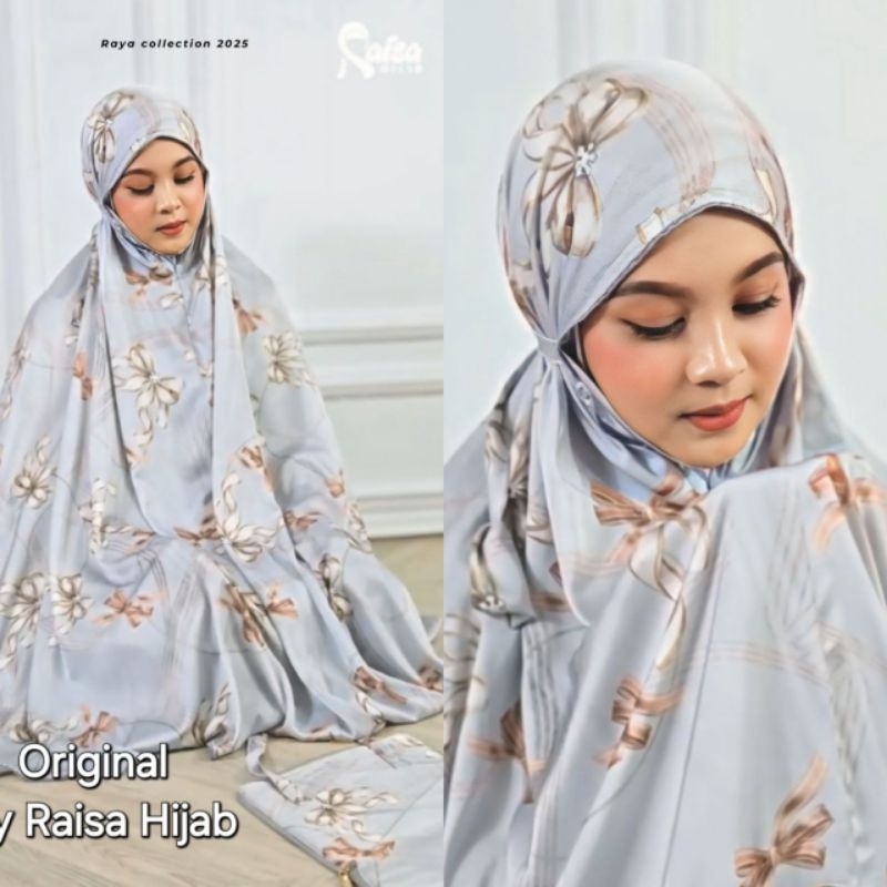 ZAUJA MUKENA SILK MOTIF TERBARU BY RAISA HIJAB/MUKENA SILK MOTIF EDISI RAYA/MUKENA LEBARAN 2025/MUKE