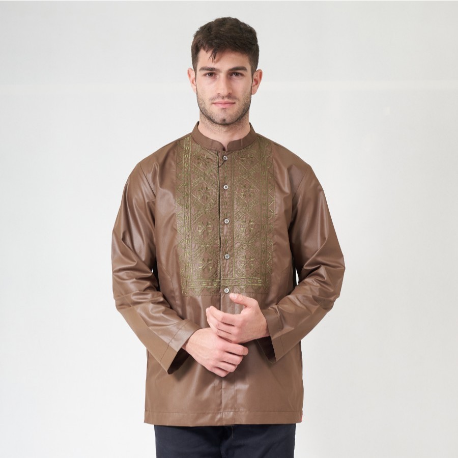 Preview By Itang Yunasz / Koko Preview / Preview Lengan Panjang / Koko All Varian Brown Limited #3