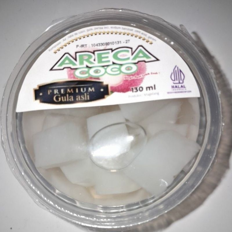 

Nata de coco halal 130ml premium gula asli