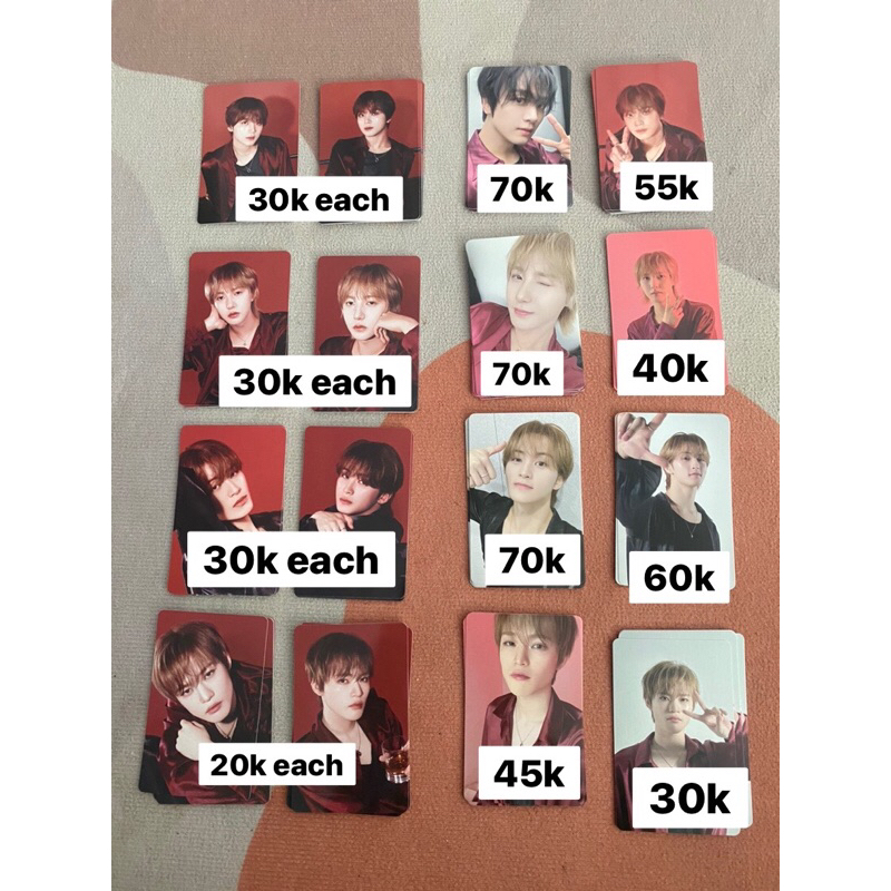 Trading card sg25 season’s greetings 2025 nomin renchenji renjun haechan mark chenle satin nct dream