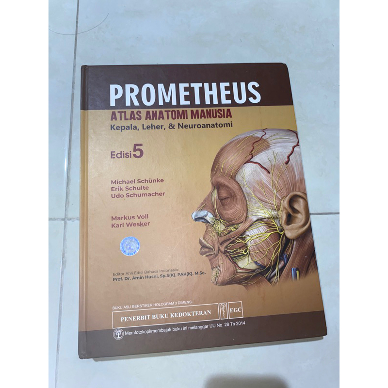 Buku Prometheus Edisi 5 Kepala, Leher, & Neuroanatomi