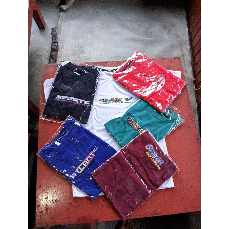 baju kaos 100 dapat 7 kaos keren