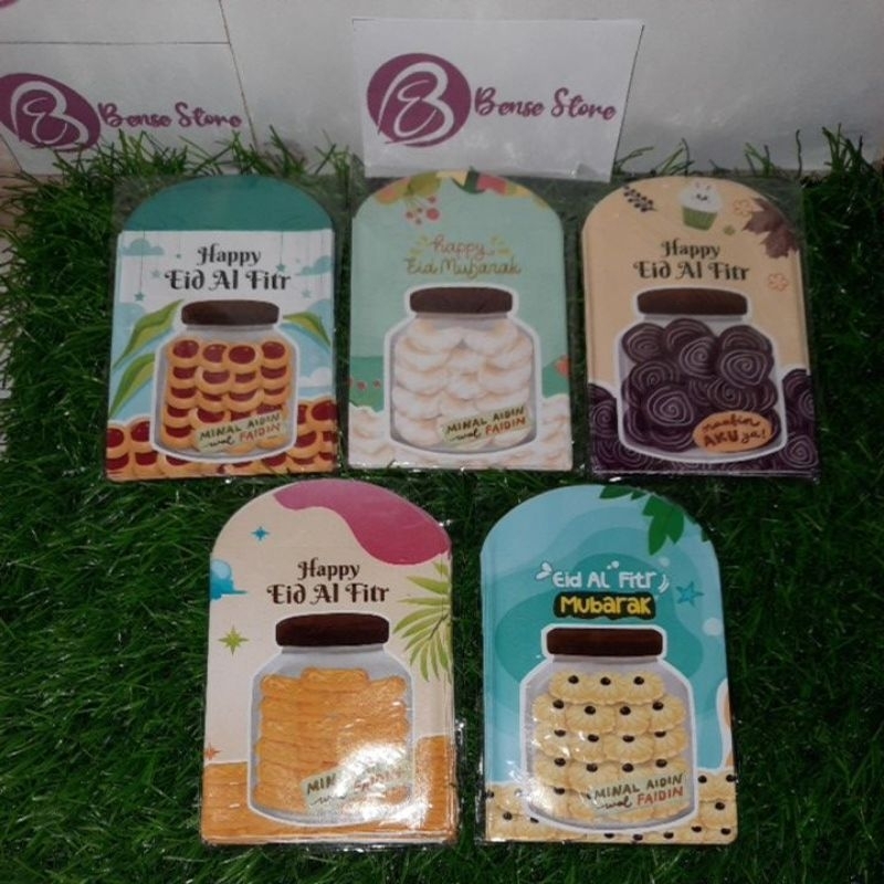

Amplop Lebaran THR Idul Fitri isi 10 pcs Tema Kue Toples