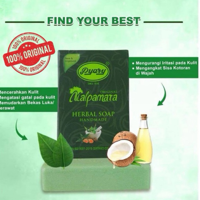 Sabun Nalpamara LOKAL original 100% Bpom sabun nalpamara asli HALAL