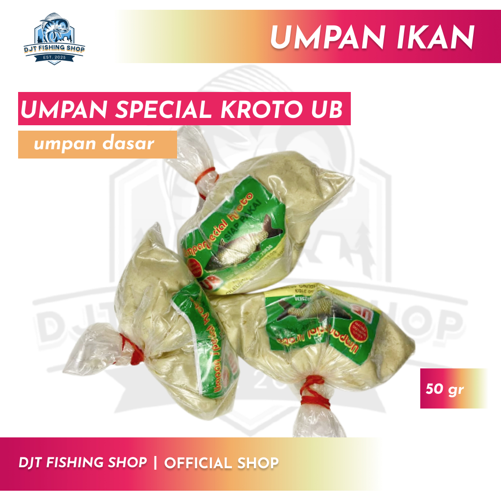 Umpan Ikan Mas Pancing UB Kroto