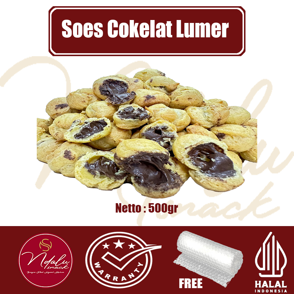 

NDALU SNACK Soes Cokelat LUMER 1 DUS ISI 4X500GR