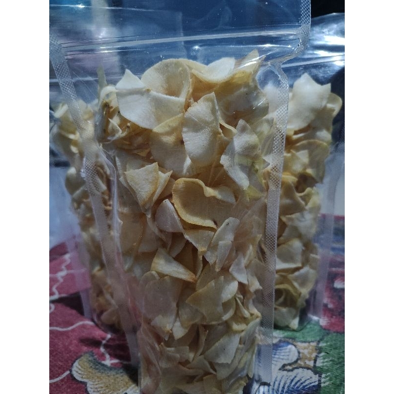 

Keripik singkong putih, gadung kemasan 250gr