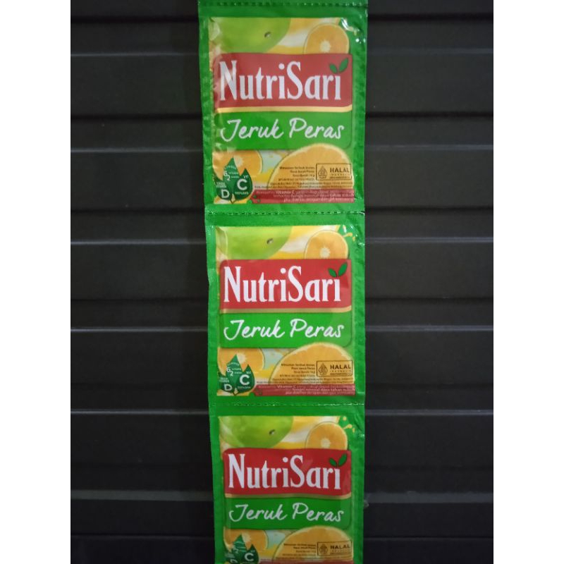 

Nutrisari Jeruk peras & all varian per renceng isi 10 sachet