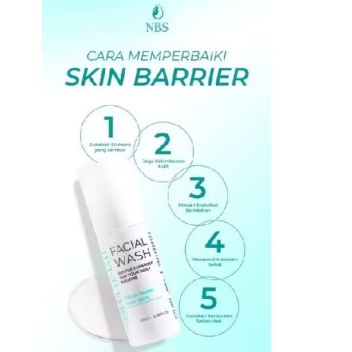 NBS Skincare Facial Wash/Sabun wajah/Sabun Muka NBS ULTIMATE BOOSTER 100ml.100% ORIGINAL