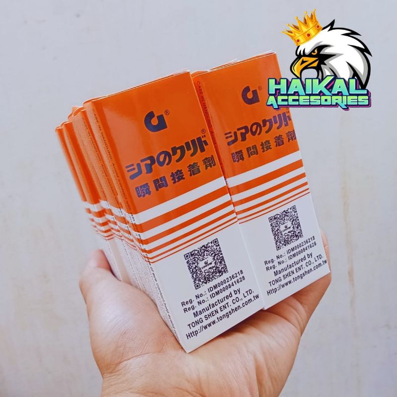 

HJK 1 Box Lem G Korea Lem Super Glue Lem Tetes Serbaguna Isi 50pcs Paket Hemat Untuk Usaha