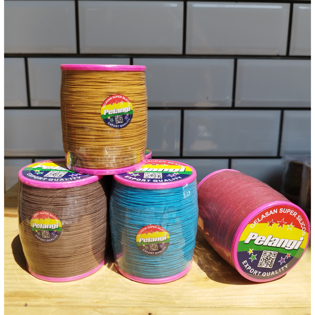 Gelasan super tajam dan kuat senar layangan PELANGI termurah