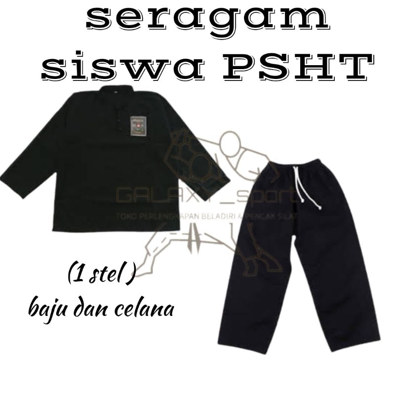 baju psht seragam siswa PSHT/seragam latihan silat seragam psht