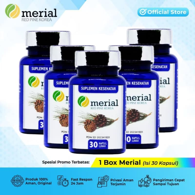 MERIAL RED PINE KOREA 5 BOX PENURUN KOLESTROL