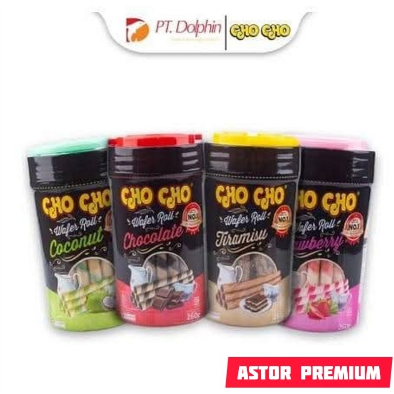 

Wafer Stick ChoCho Astor Krim Toples 260gr Cream Filled