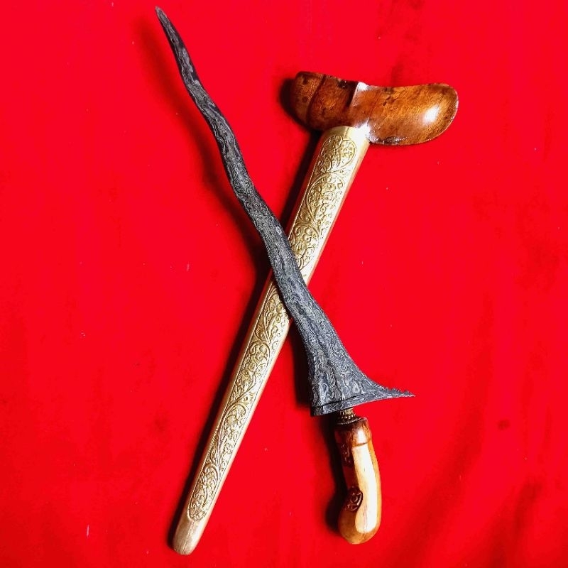 Keris Jaran Goyang Pamor Pedaringan Kebak Warangka Gayaman