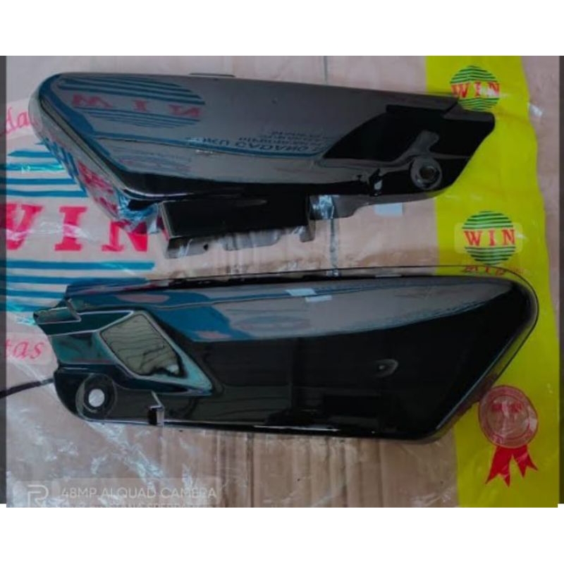 box aki cover tutup aki Accu kempol aki Astrea grand bulus legenda sabit warna hitam polos