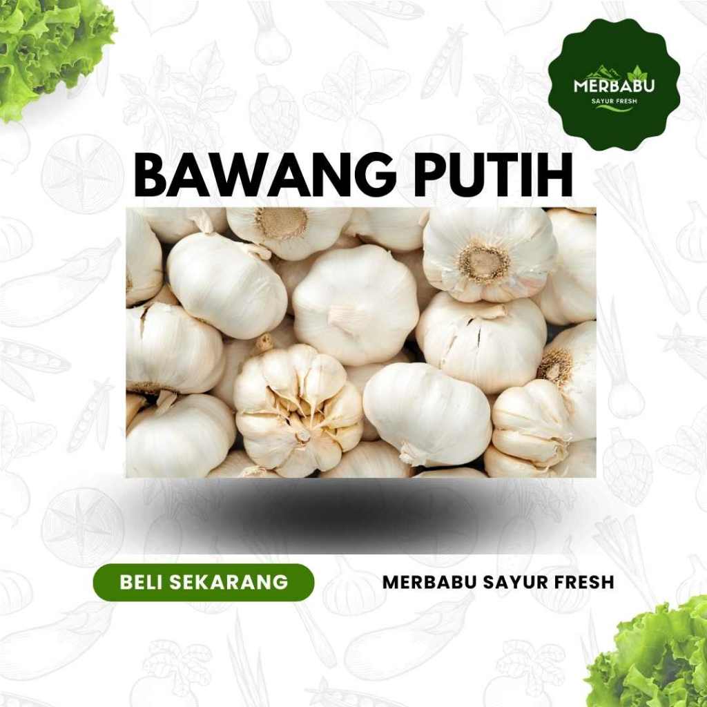 

BAWANG PUTIH LOKAL SUPER FRESH 1 KG