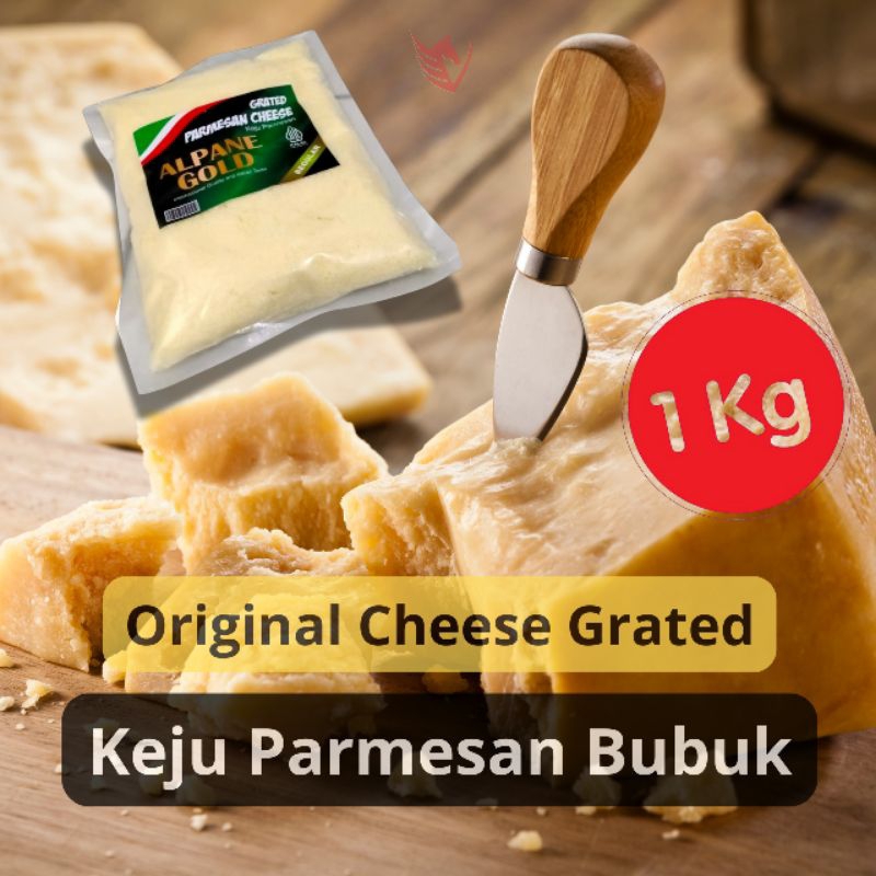 

Keju Parmesan Bubuk 1 Kg 500gr 250 gram Original Cheese Grated