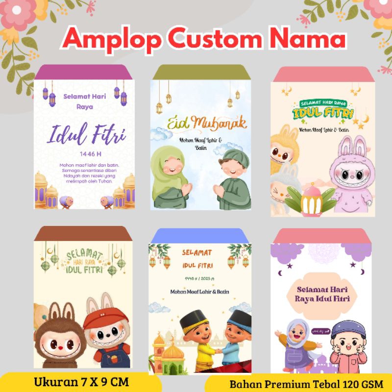 

20 pcs Amplop Lebaran Lucu Premium
