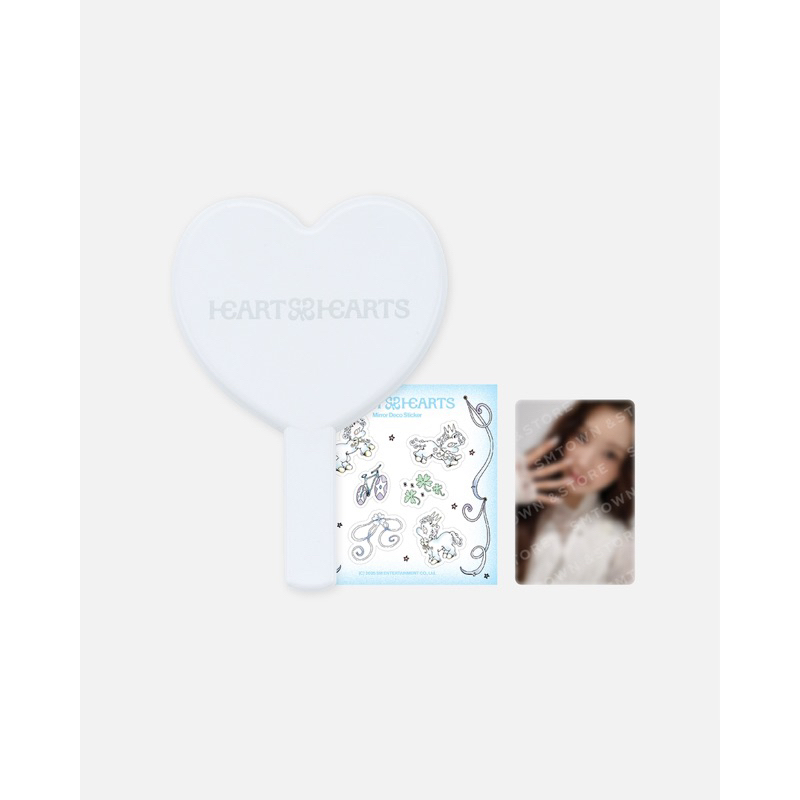 [PRE ORDER] MD HAND MIRROR SET THE CHASE HEARTS2HEARTS H2H CARMEN JIWOO YUHA STELLA JUUN A-NA IAN YE