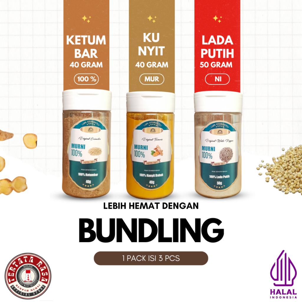 

KETUMBAR | KUNYIT | LADA PUTIH