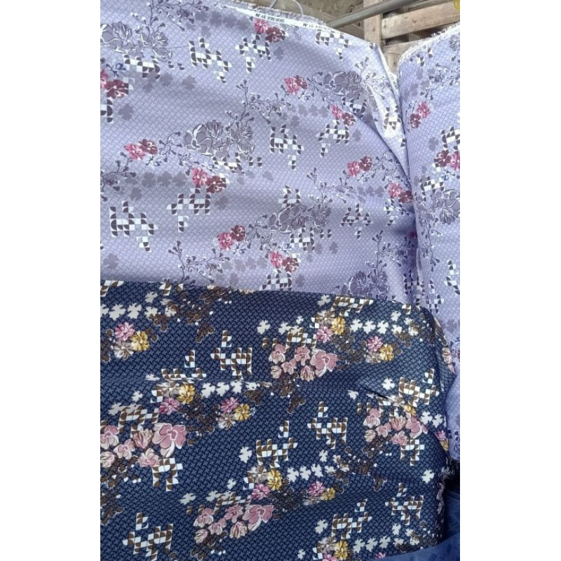 Maxmara silk, Dior silk,motif famset,gamis,harga per ½ meter, bunga bebas