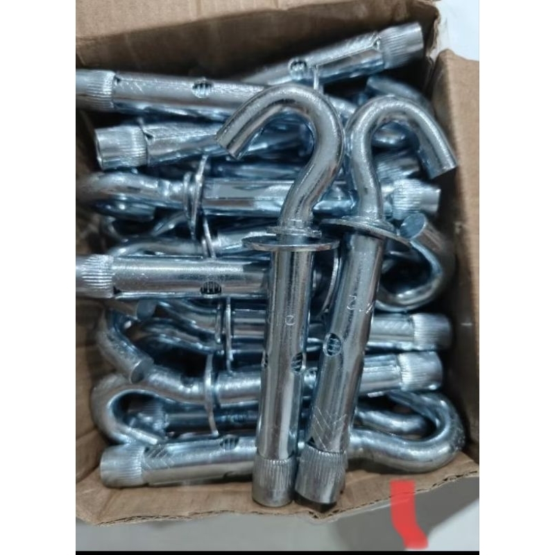 hook dynabolt m12x80 Putih galvanis bdm/ hook anchor dynabolt m12x80 / hook bolt m12 x 80 / eye anch