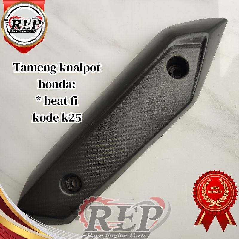 tameng muffler knalpot Honda beat fi kode k25a
