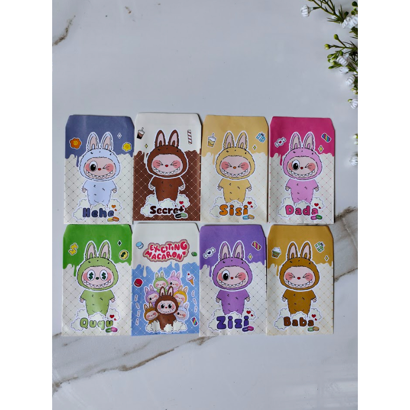 

AMPLOP MOTIF LABUBU LUCU 2025 | AMPLOP ISI 10 PCS | AMPLOP LEBARAN SERIES LABUBU