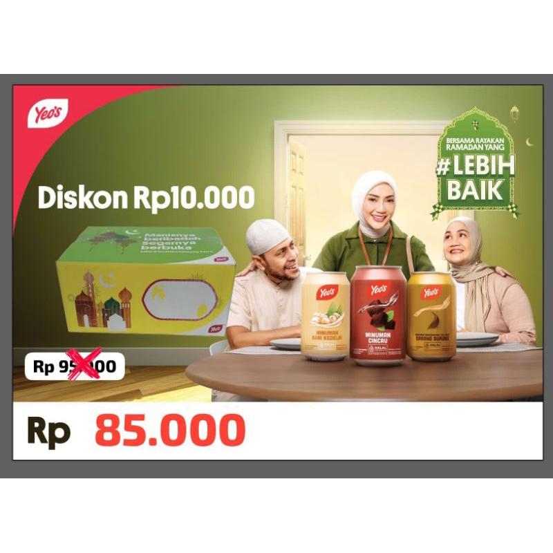 

Yeos Kemasan Ramadhan isi 12 kaleng (minuman kaleng)