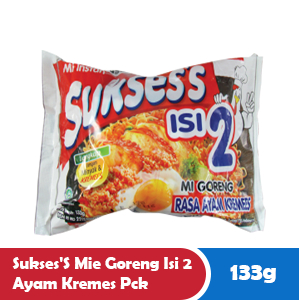 

SUKSES'S MIE GORENG ISI 2 AYAM KREMES AYAM KECAP KUAH AYAM BAWANG AYAM KARI