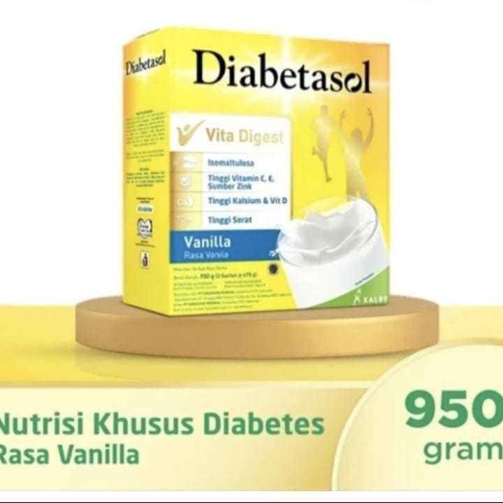 

DIABETASOL VANILA 950 GRAM/ SUSU NUTRISI KHUSUS DIABETES 950gr