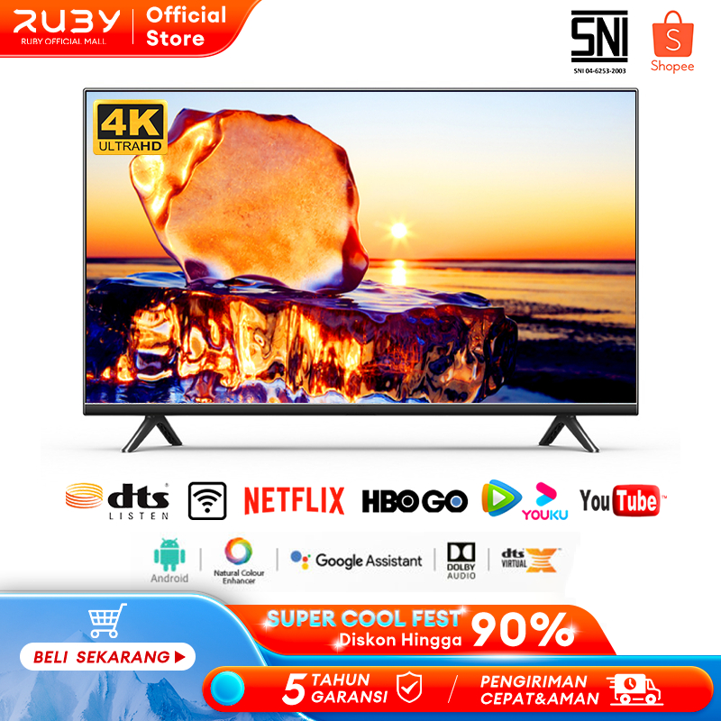 TV Smart 32 inch Digital TV 32 inch Smart TV 43 inch 4k Android 13.0 LCD/LED DVB T2 Tsunami warning