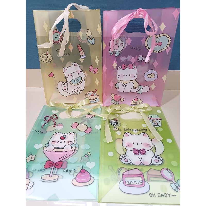 

Paperbag PVC transparan KUCING CAT 4241P7