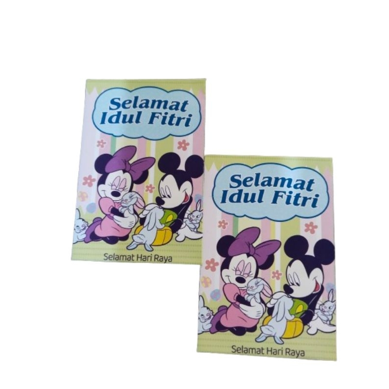 

AMPLOP LEBARAN TEMA MICKEY MOUSE ISI 50 PCS