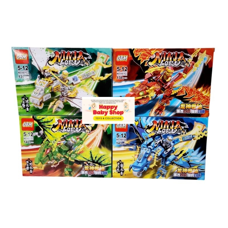 Mainan Bricks Blocks Ninja Lord OBM 99075