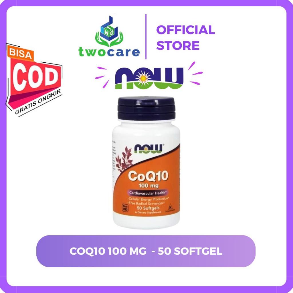 NOW Foods CoQ10 100 mg 50 Softgels