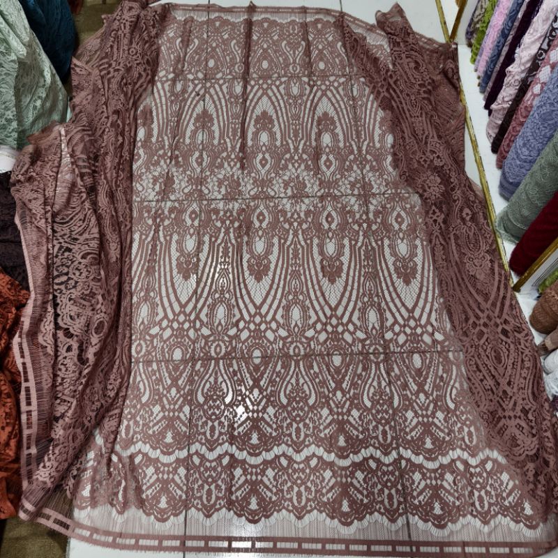 Kain Brokat Semi Francis Lace Prancis Elegan