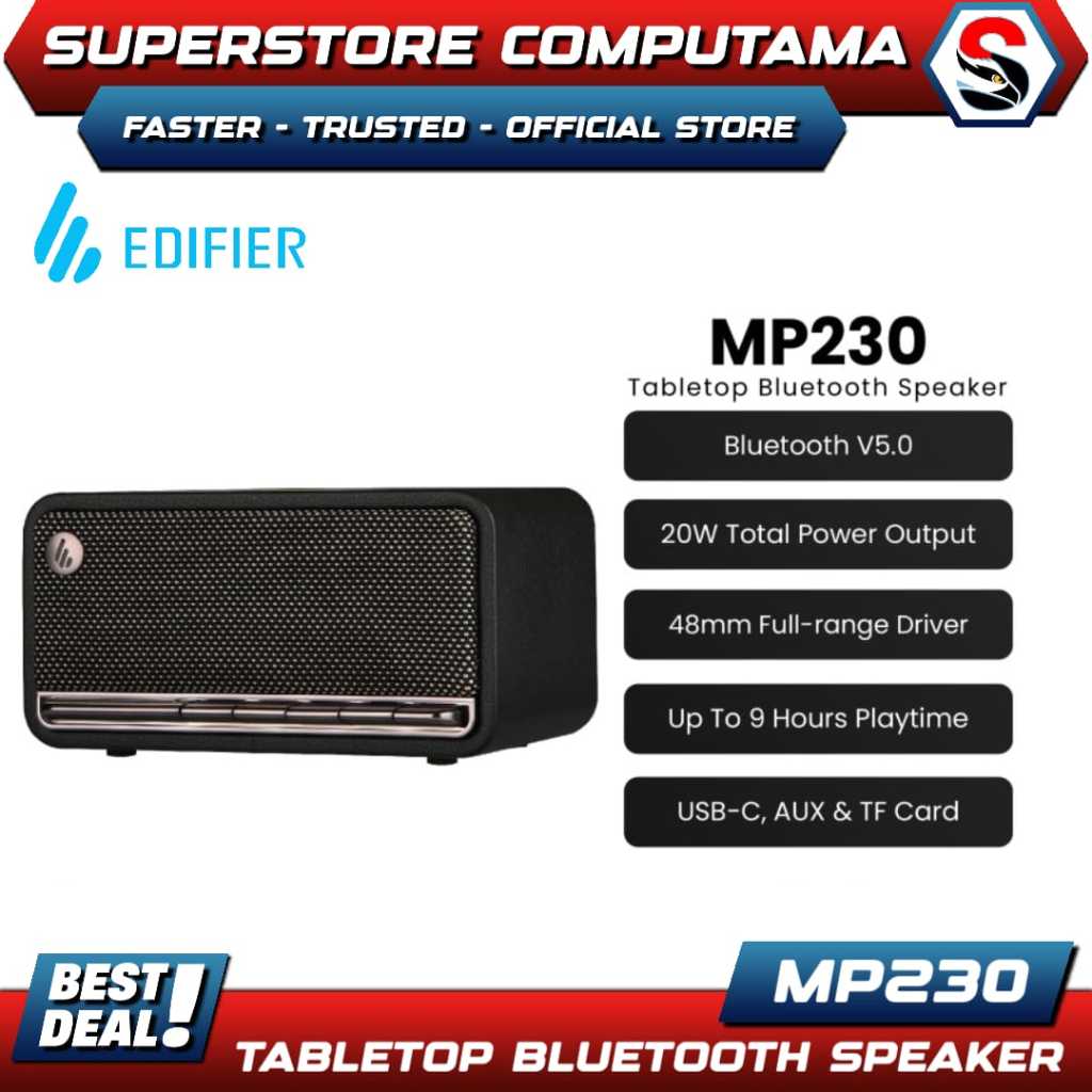 EDIFIER MP230 Tabletop Bluetooth Speaker