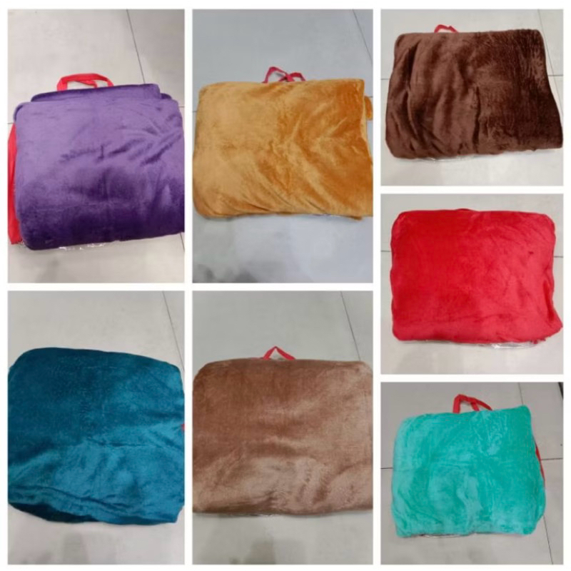 selimut polos 180x200 / selimut polos murah / selimut polos besar